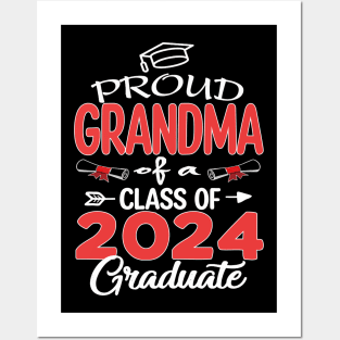 proud grandma of a 2024 graduate Posters and Art